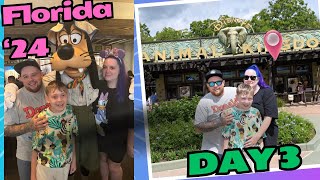 Florida vlog day 3  animal kingdom  Tusker House character breakfast 🐭  Gideons Cookies [upl. by Emerald]