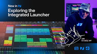 Exploring The Integrated Launcher with DJ Jazzy Jeff  Studio One Pro 7  PreSonus [upl. by Hgieliak]