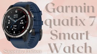 Garmin quatix 7 Sapphire Edition Smartwatch ⌚️ [upl. by Anerres]