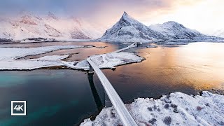 Norway Lofoten  Winter Road Trip [upl. by Eeloj]