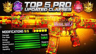 NEW TOP 5 UPDATED Pro Meta Best Ranked Play Classes MW3 S5R 💪 CDL Best Class Setups Loadouts Guns [upl. by Sanborn771]