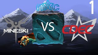 This is Sparta Mineski vs CDEC  Game 1  Nanyang Championships LAN  LD amp Lumi [upl. by Gerik700]