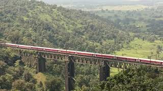 Indian Railway Superbly Crossing Kasara Tunnel  Indian railways  railway train [upl. by Enajaras]