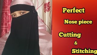 perfect nose piece cutting and stitchingvideo [upl. by Rudiger]