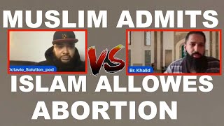 Muslim Admits That Islam Is Not Against Abortion [upl. by Osnerol469]