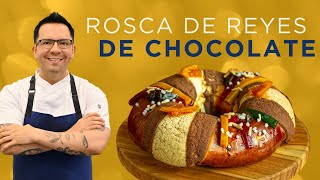 La receta que buscabas ROSCA DE REYES DE CHOCOLATE [upl. by Ahoufe]