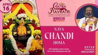 Chaitra navaratri  Nava Chandi Homa  16 April 2024 [upl. by Gnek]