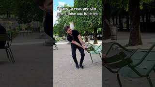 Quand tu prends une chaise aux tuileries [upl. by Irmgard]