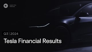 Tesla Q3 2024 Financial Results and QampA Webcast [upl. by Canfield]