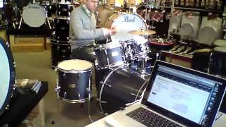 Tom plays the Canopus Sword Maple Rock Kit [upl. by Hoisch]