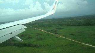 Sunwing Boeing 737 LANDING in Varadero Cuba Juan G Gomez Intl [upl. by Ahsiam]