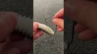 How to rig a a swimbait on a weighted hook baits tips shorts viral [upl. by Giess]