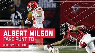 Albert Wilsons 55Yard Fake Punt TD  🚨Trick Play Alert🚨  Chiefs vs Falcons  NFL [upl. by Gean]