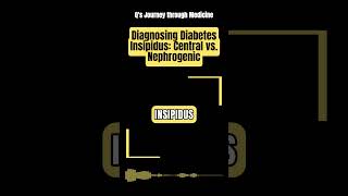 Medical Music Diagnosing Diabetes Insipidus Central vs Nephrogenic [upl. by Jori453]