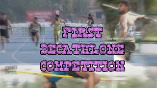 First Senior National Decathlon Compitition LokeshRathod Decathlete indianathlete [upl. by Zea687]