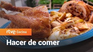 Cómo hacer Pularda rellena  Hacer de comer  RTVE Cocina [upl. by Adnawal]