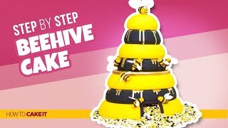 How To Make a Beehive Cake  Step By Step  How To Cake It [upl. by Eirak301]