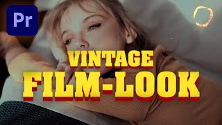 Retro Film Look Effect Tutorial  Premiere Pro and After Effects [upl. by Phelips]