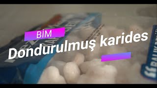 BİM dondurulmuş karides tavada tereyağlı ve kaşarlı [upl. by Delilah137]