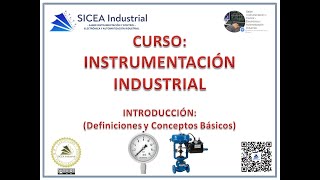 ✅CURSO INSTRUMENTACIÓN INDUSTRIAL  Definiciones y Conceptos Básicos👷🏻‍♂️ [upl. by Corbett]