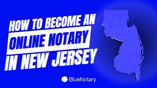 How to Become an Online Notary in New Jersey [upl. by Aihsinat996]