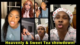 Married to Medicine Drama Heavenly amp Sweet Tea argument causes Phaedra to end live M2M [upl. by Barina]