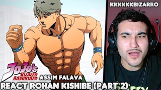 NÃO FAÇA ACADEMIA KKKKKKKK React Assim Falava Kishibe Rohan part 2 [upl. by Leaw]