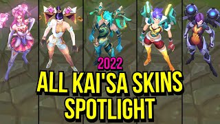 All Kaisa Skins Spotlight 2022  League of Legends [upl. by Brownson]