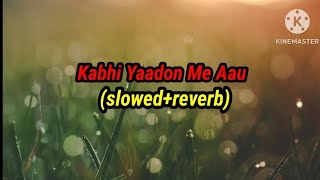 Kabhi Yaadon Me Aau slowedreverb lofi song [upl. by Allebasi]