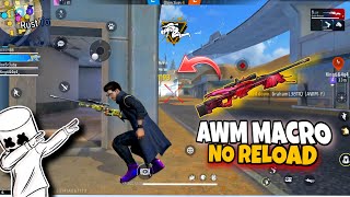 Single awm🔫 no reload macro bluestacks  Bluestacks awm macro setting  Macro awm free fire pc [upl. by Ponton]