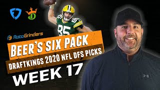 DRAFTKINGS NFL 2020 WEEK 17 PICKS  The Daily Fantasy 6 Pack [upl. by Manouch]