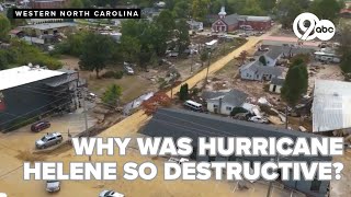 A closer look Why did Hurricane Helene cause so much damage in western North Carolina [upl. by Netsirc158]