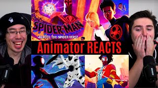 REACTING to  Across the SpiderVerse A MASTERPIECE First Time Watching Animator Reacts [upl. by Notnats]