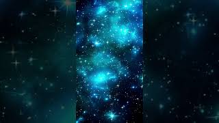 Blue space stars galaxy glitter shimmering stars background [upl. by Elime]