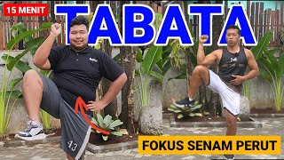 SENAM TABATA FOKUS BAKAR LEMAK PERUT  BB 100 [upl. by Jardena32]