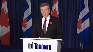 We are not an island Toronto mayor says of Ontariowide lockdown [upl. by Arenat]