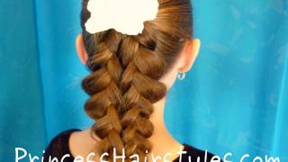 Illusion Braid Ponytail  Unique Braiding Hairstyles [upl. by Llemrej]