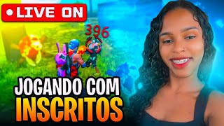 A INIMIGA DO CAPA TÁ ON 🔴 JOGANDO COM INSCRITOS 🔥♥️ MOBILE 🔥♥️ FREE FIRE AO VIVO 🔥♥️ [upl. by Broome]