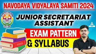 NVS Non Teaching Recruitment 2024 Syllabus and Exam Pattern  NVS Non Teaching Recruitment 2024 [upl. by Nnairam]