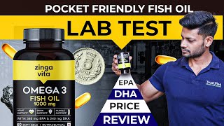 ZINGAVITA OMEGA 3 FISH OIL LAB TEST REPORT  PASS OR FAIL  review fitness gym health [upl. by Tlaw432]