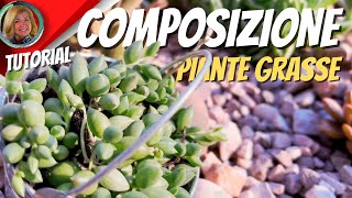 Tutti i SEGRETI per fare una COMPOSIZIONE di piante grasse 🌵 [upl. by Gabel]