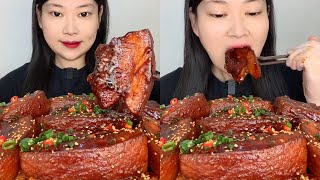 ASMR EP1174 Mukbang 🔥 Fried food Noodles Delicious Pork eating show Eating Sound [upl. by Hadleigh]