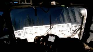 PistenBully 400 Park in Telus Park at Big White Ski Resort Cab view [upl. by Line]