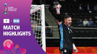 RFU v Argentina  FIFA Futsal World Cup 2021  Match Highlights [upl. by Benedetta305]