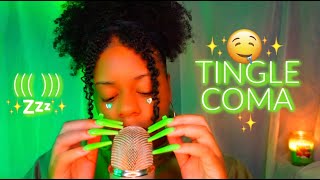 ASMR 💚✨ECHOED TRIGGERS amp MOUTH SOUNDS TO PUT YOU IN A TINGLE COMA 🤤✨🫠 SO GOOD [upl. by Nylknarf]