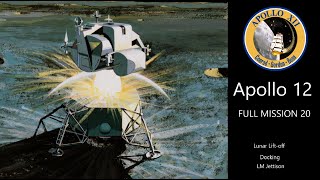 Apollo 12 – Lunar LiftOffRendezvousDockingLM Jettison Full Mission 20 [upl. by Eteragram243]