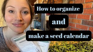 Seeding CALENDAR  seed packet STORAGE [upl. by Hamforrd]