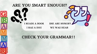 Are You a Grammar Police  Test Your Grammar [upl. by Helbona]