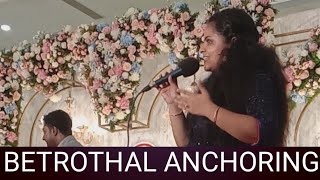 KERALA CHRISTIAN BETROTHAL ANCHORING IN MALAYALAM viral like youtube share love follow reels [upl. by Ainet]