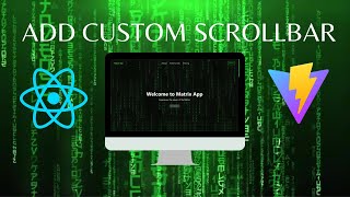 Create custom Scrollbar with CSS and Reactjs  Beginner Tutorial [upl. by Koran]